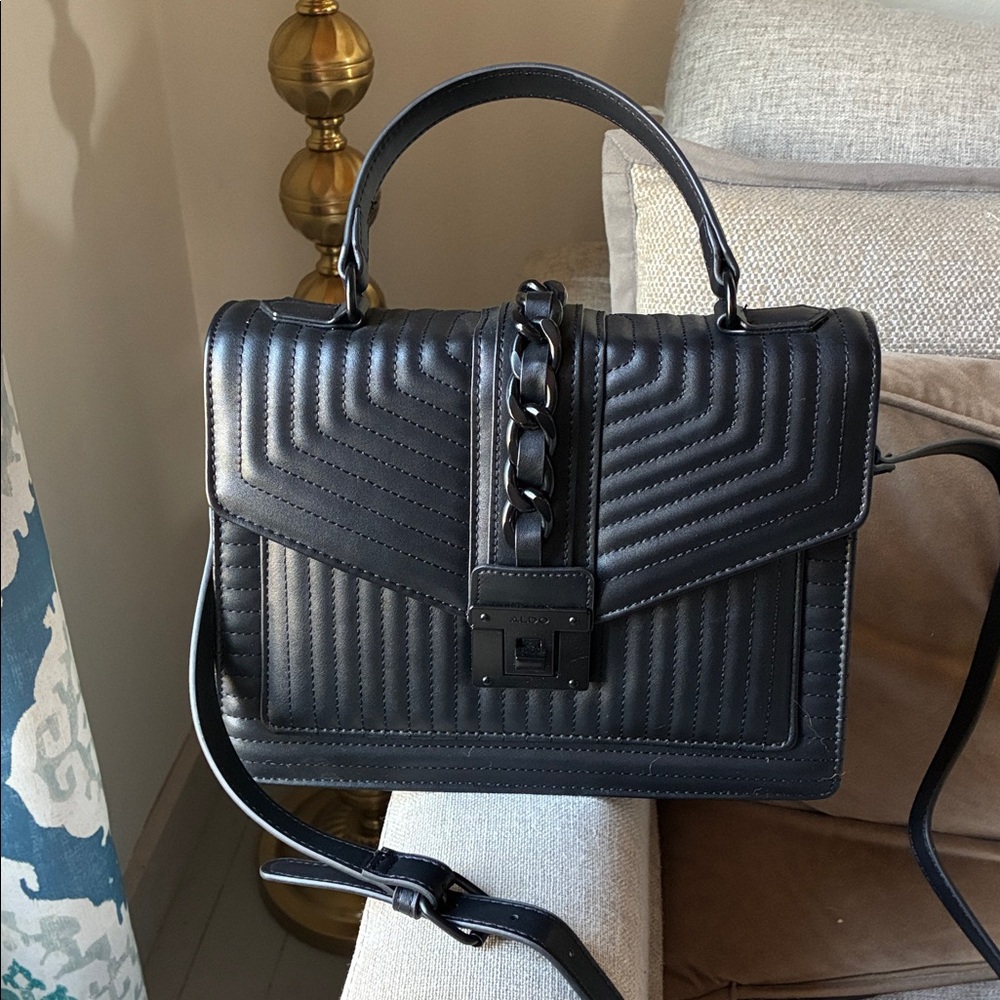 Aldo black top Handle bag